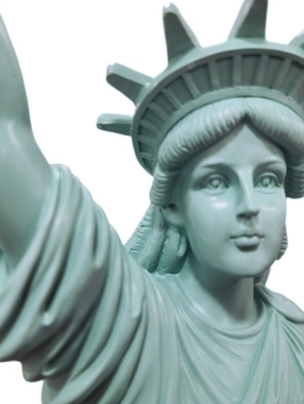 July 4th Patriotic Statue of Liberty with Guitar 17” Seasonal Figurine Statue - Picture 2 of 7